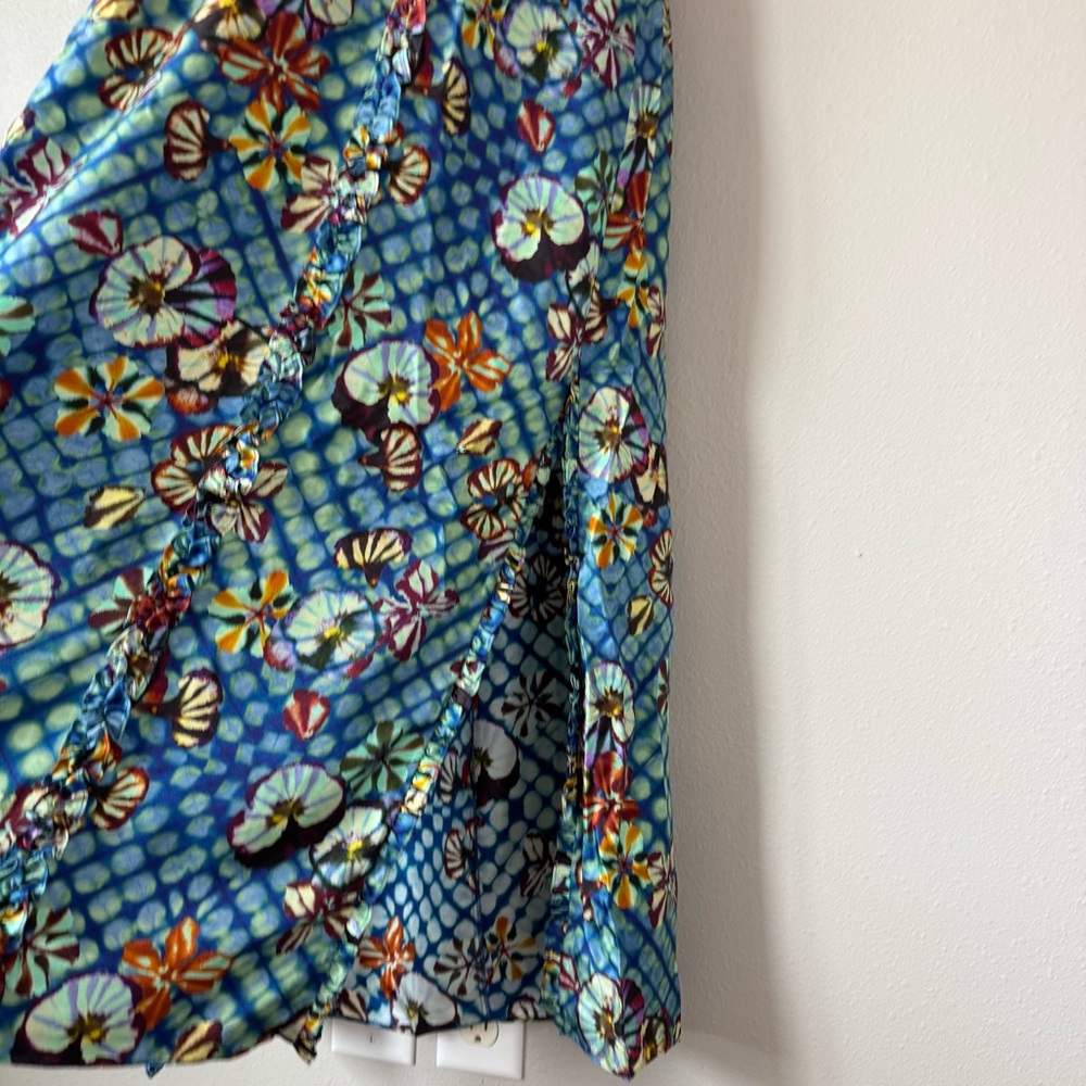 Ulla Johnson Sigrid Maxi Dress Azul Silk - Picture 7 of 10